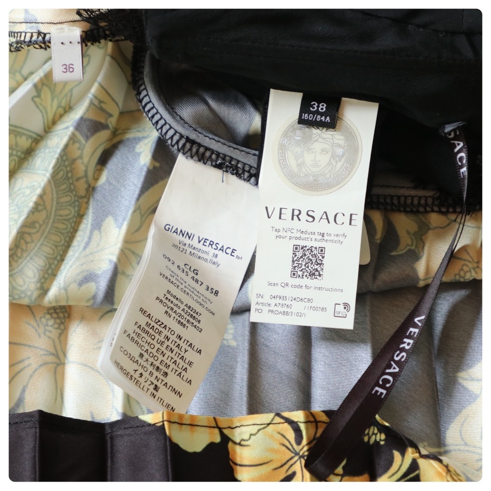Versace Barocco Silk Skirt Set - Picture 8 of 12